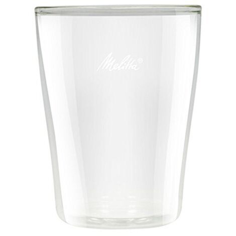MELITTA Confezione da 2 bicchieri in borosilicato per caffè lungo 200 ml trasparente (1/4)