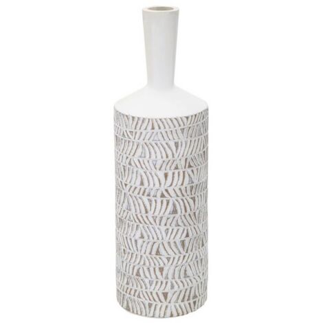Vaso decorativo mauro ferretti bianco 49 5 cm 15 cm (1/5)