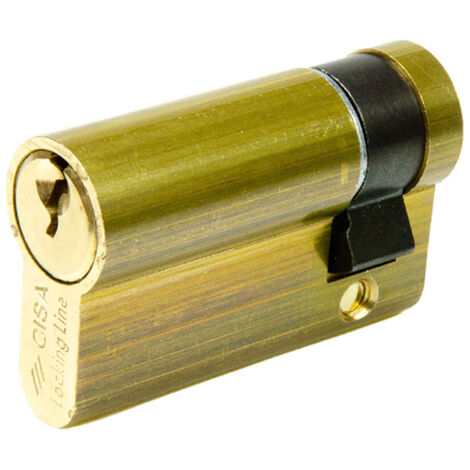 Cilindro Cisa Logo STD 08030.02.0 Ottone Medio (40 mm)