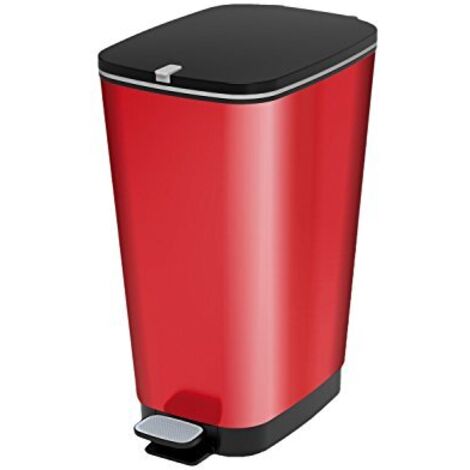 Cestino Kis Chic Bin Style 50 litri rosso polipropilene (1/4)