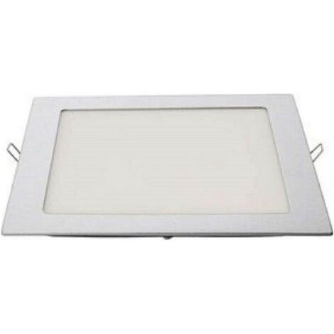 Downlight LED da incasso quadrato 20w luce diurna 4000k 1500lm colore cromo 22x22cm EDM (1/5)