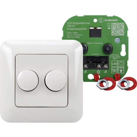 Ehmann 4260c0701 Doppio dimmer LED incassato