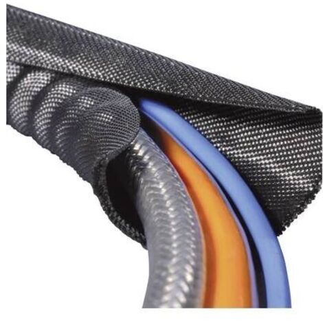 HellermannTyton Twist-In Tubo intrecciato nero 10-13 mm