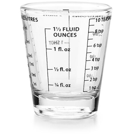 IBILI Vaso MEDIDOR Mini, Stainless Steel, Transparent, 30 x 5 x 6 cm, 12 unità (1/2)
