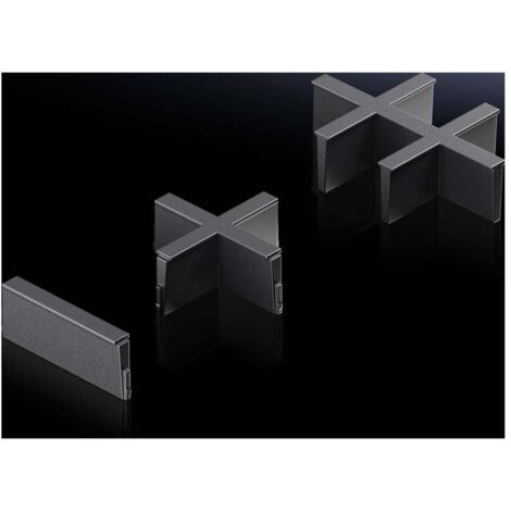 Rittal AX 2582.200 2582200 Piastra flangiata Plastica Nero 5 pz. (1/2)