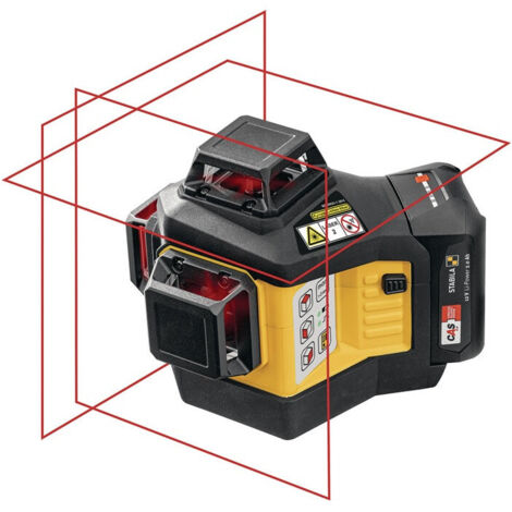 Laser a linee incrociate LAX 600 ± 4deg ± 0,3 mm/m 30m laser classe 2 linea laser rossa