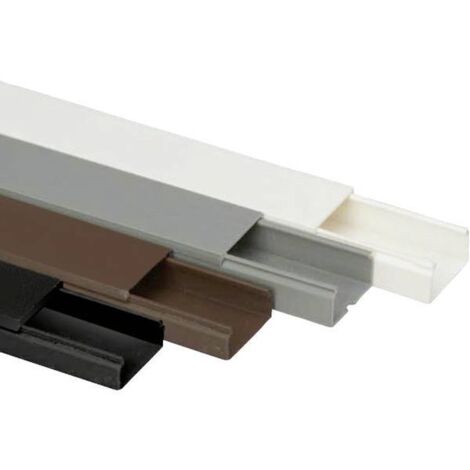 Heidemann 09957 Canalina elettrica antracite 2000x30x15 mm