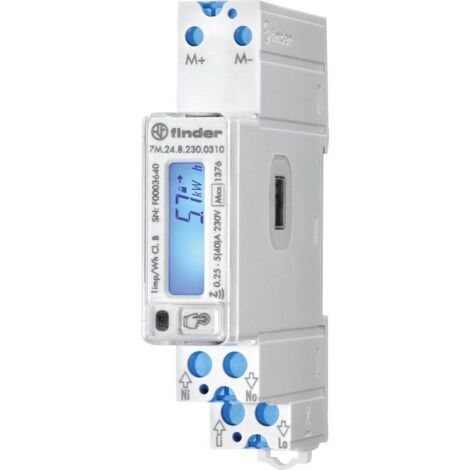 Finder 7M 24 8 230 0310 Contatore d'energia digitale 40A