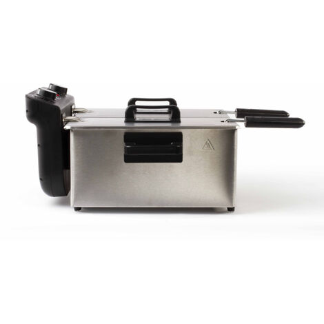 doppia friggitrice 2x3l 3300w inox - DOC217 - Livoo (1/4)