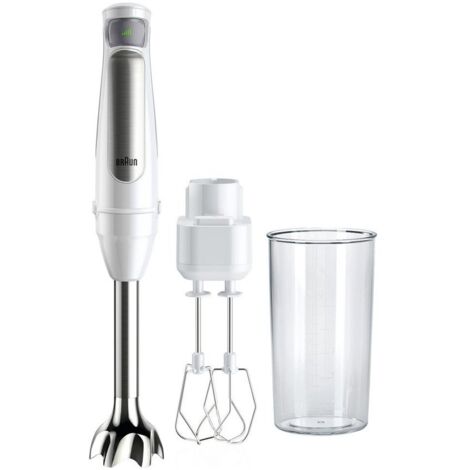 Frullatore a immersione Braun MQ7005B bianco/argento