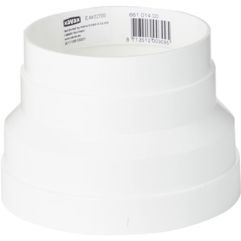 HAMA Riduttore per foro cappa aspirante cucina, 100-125 mm
