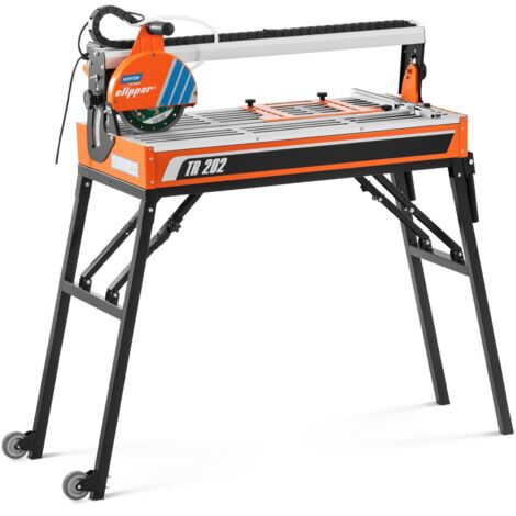 TR 202 E E tagliatrice di piastrelle compresa la slitta. 200mm STRECKE