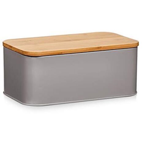 Cassetta per il pane grigio 31x18x12.5 cm (1/4)