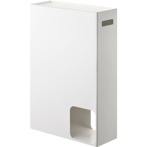 Yamazaki Portarotolo per carta igienica bianco 33x12,5x48 cm (1/5)
