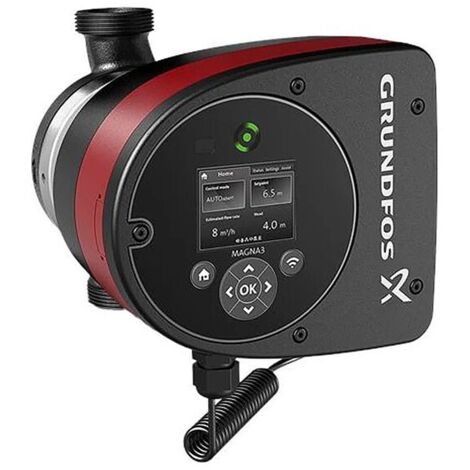 Grundfos MAGNA3 25-80 circolatore elettronico singolo, adatto a aria condizionata, riscaldamento e ricircolo di acqua calda 97924246