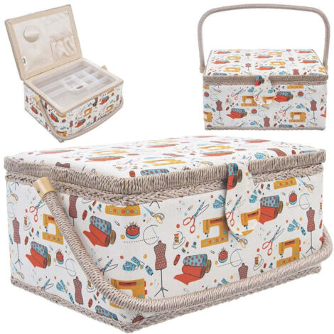 Orion Scatola per fili multicolore con organizzatore estraibile