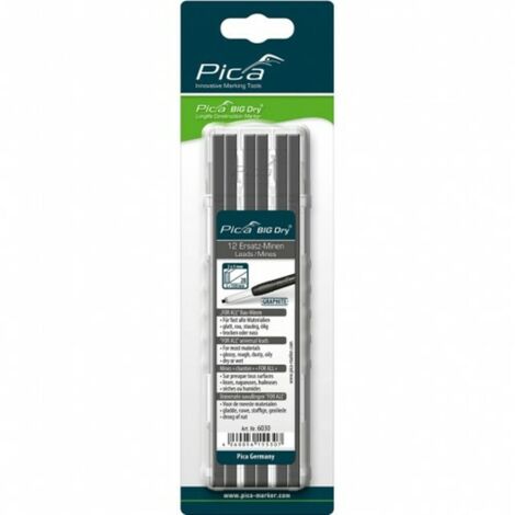 PICA Astuccio con 12 mine di ricambio in grafite per Big-dry - 6030/SB (1/5)