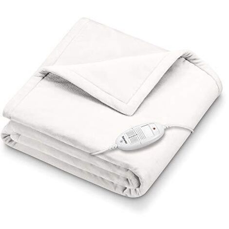 Beurer HD 75 Cosy Termocoperta con Dispositivo di Termoregolazione Elettronico Bianco (1/4)