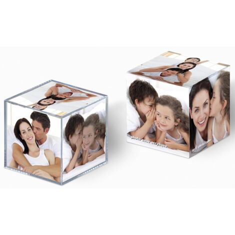 walther design cubo Fotografico 8,5 x 8,5 cm in Vetro Artistico cubo Fotografico MW100A