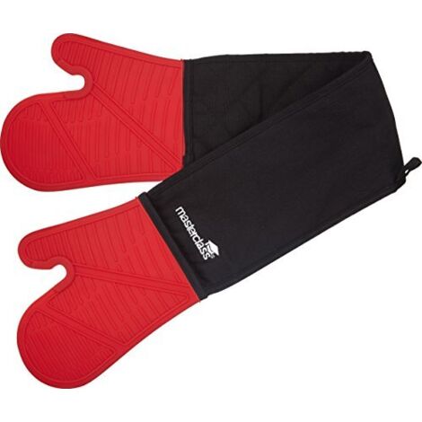 Guanti di protezione Aster silicone rosso 37cm x 19cm (1/4)