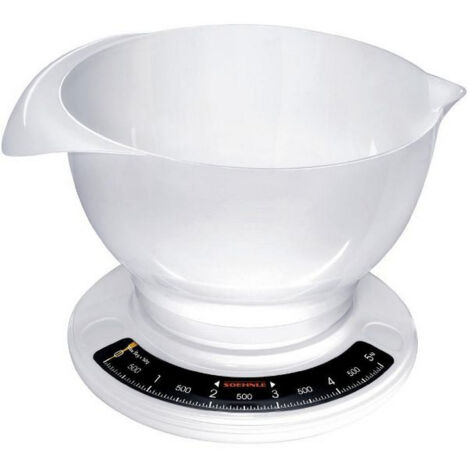 bilancia da cucina meccanica 5kg - 50g con ciotola - 65054 - soehnle