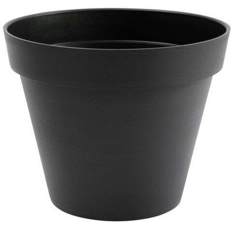 Pentola In Plastica Diam.48 X H.40 Cm Grigio Antracite EDA
