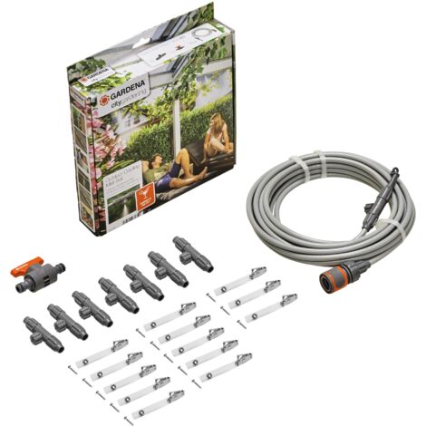 GARDENA Set nebulizzatore da esterni, ideale per rinfrescarsi (13135-20) (1/5)
