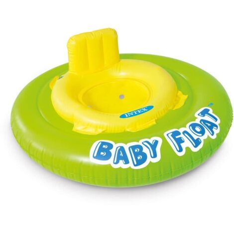 Intex Salvagente Mutandina Fluo, Single, Colore Verde e Giallo, 76 cm, 56588 L