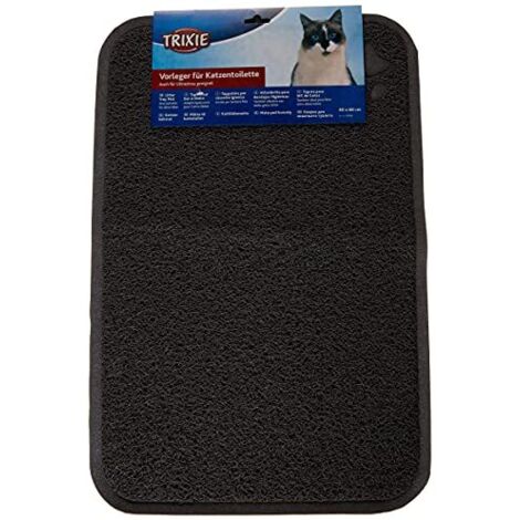 Tappetino per Lettiera per Gatti Trixie Antracite PVC 40 × 60 cm