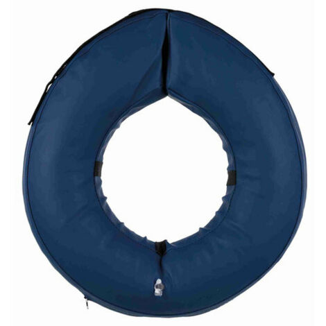 M: Collare di protezione gonfiabile blu