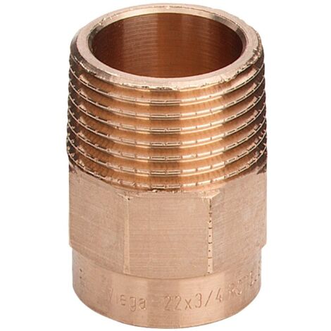 VIEGA 94243G Nipple Fr Ø35X1.1/2"Maschio In Bronzo A Saldare - 174484 (1/3)