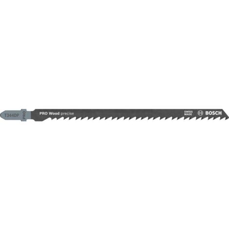 Bosch Accessories 2608633A32 Lama per seghetto alternativo T 344 DP - Precision for Wood 3 pz.