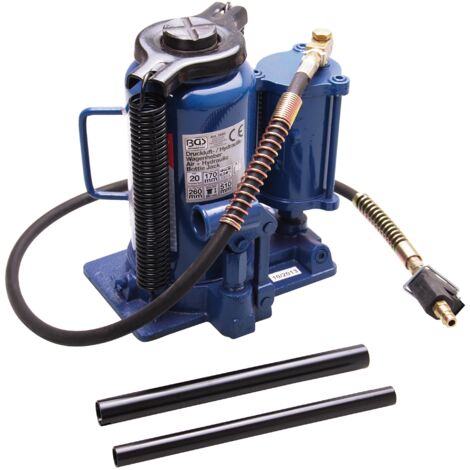 Crick idraulico bgs-technic 2883 capacità 20t altezza regolabile 80 mm