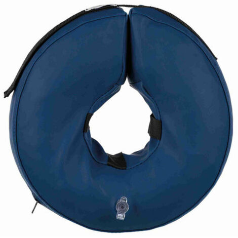 Collare di protezione gonfiabile blu: S