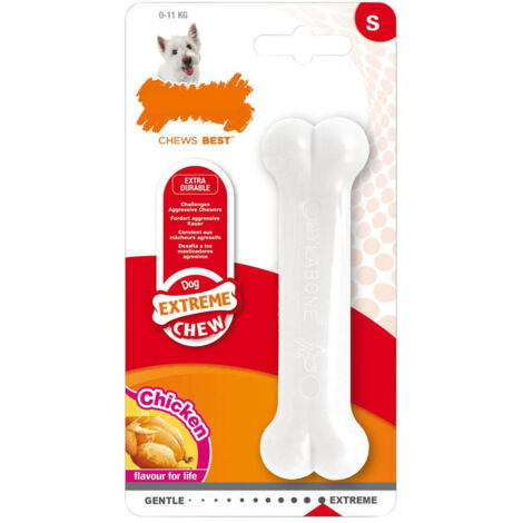 Giocattolo da mordere per cani Nylabone Extreme Chew Taglia L Pollo Nylon
