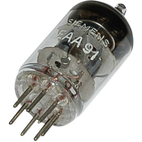 Siemens EAA/EB 91 = 6 AL 5 Valvola termoionica Doppio diodo 420 V 9 mA Numero Poli (num): 7 Attacco: Miniatura Contenut