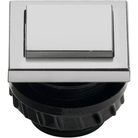 Grothe 61047 Tasto per campanello 1 parte Grigio 12 V/1,5 A