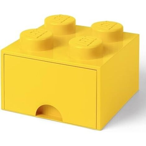 Contenitore portagiochi Room Copenhagen Lego 4inserti Giallo [RC40051732]