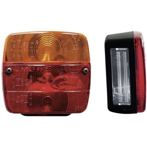 IWH Fanale posteriore per rimorchio Collegamento a vite Luce di direzione, Luce di stop, Luce targa, Fanale posteriore