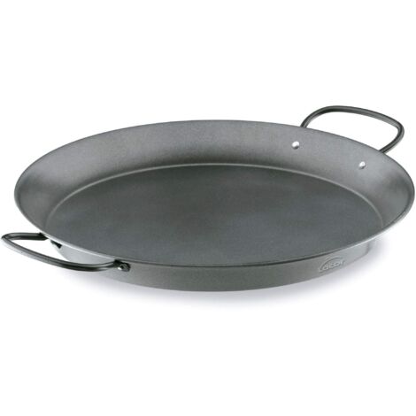 LACOR 60131 Piatto Rotondo Antiaderente per Paella, Argento, 32 cm