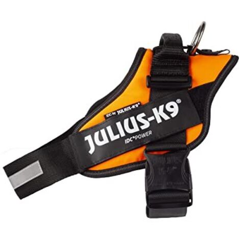 Pettorina IDC Julius K9 Powerharness Con Fantasia (ITA) - Pettorina IDC Julius K9 Powerharness Con Fantasia (ITA) - Arancio Fluo, L / Taglia 1 (63-85cm)