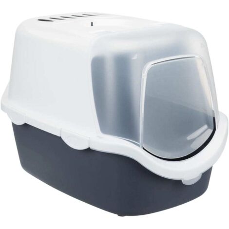 Vico open top cassetta igienica: 40×40×56cm blu grigio/bianco