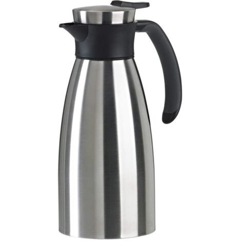 Emsa 508932 Thermos 1 litro Chiusura a punta rapida, impugnatura morbida Acciaio inossidabile Nero (1/5)