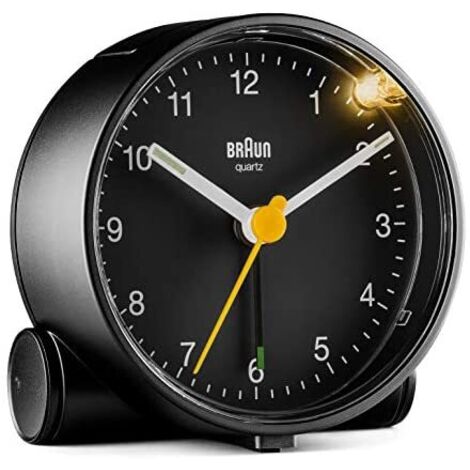 Braun BC 01 B sveglia analogica nera design classico (1/5)