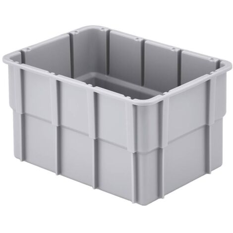 Scatola portaoggetti alutec 75220 impilabile plastica 181x131x101 mm