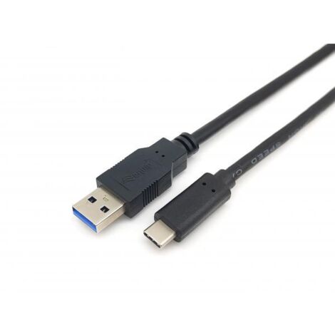 cavo usb-a maschio usb-c maschio usb 3,2 2m trasferimento 5g 3a colore nero (1/4)