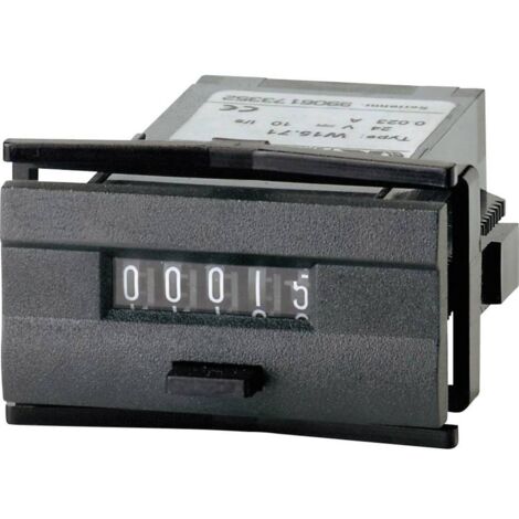 Kübler Group 1.150.510.012.550 W15 Mini contatore di impulsi Tipo W 15,51, pulsante di azzeramento -