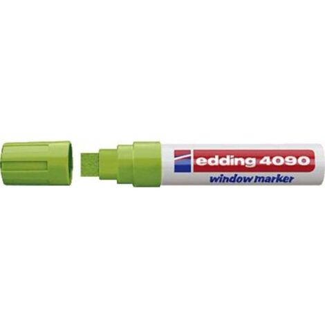 Edding 4090 4-4090011 Marcatore a gesso Verde chiaro 4 mm, 15 mm