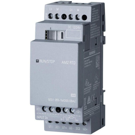 Siemens LOGO AM2 RTD 0BA2 Modulo espansione PLC 12 V/DC, 24 V/DC (1/4)
