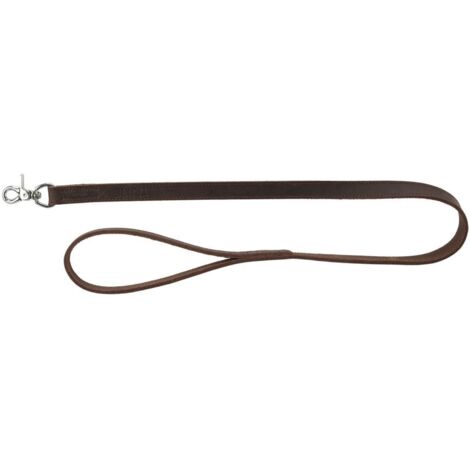 Rustic guinzalio in pelle: L-XL: 1m/25mm mar.scuro